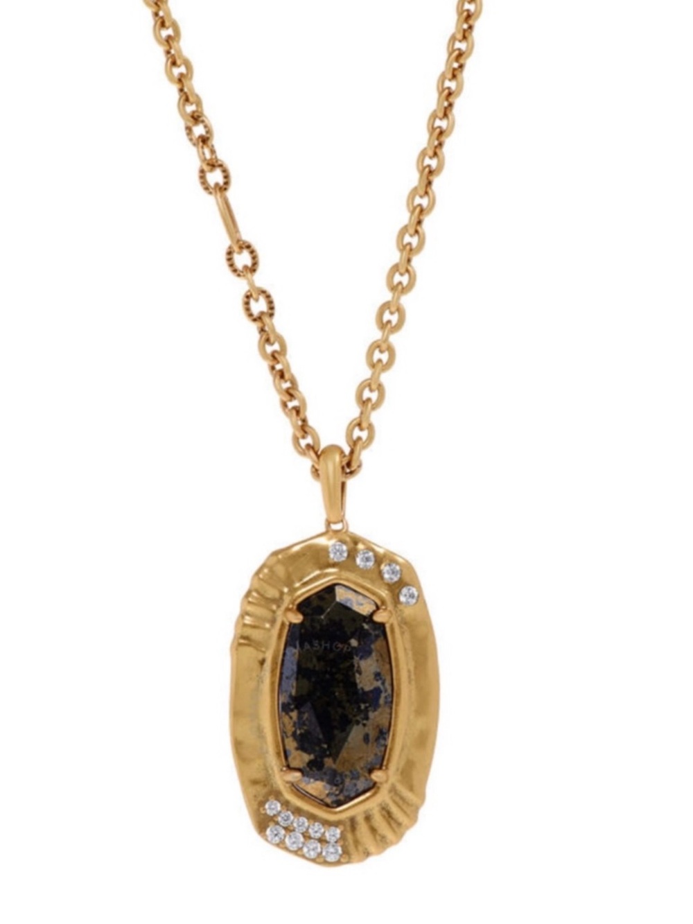 KENDRA SCOTT • Vintage Gold Anna Pyrite Necklace